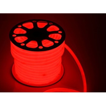 Гибкий неон 220V SMD 2835/120 (IP67) Red (круглый)